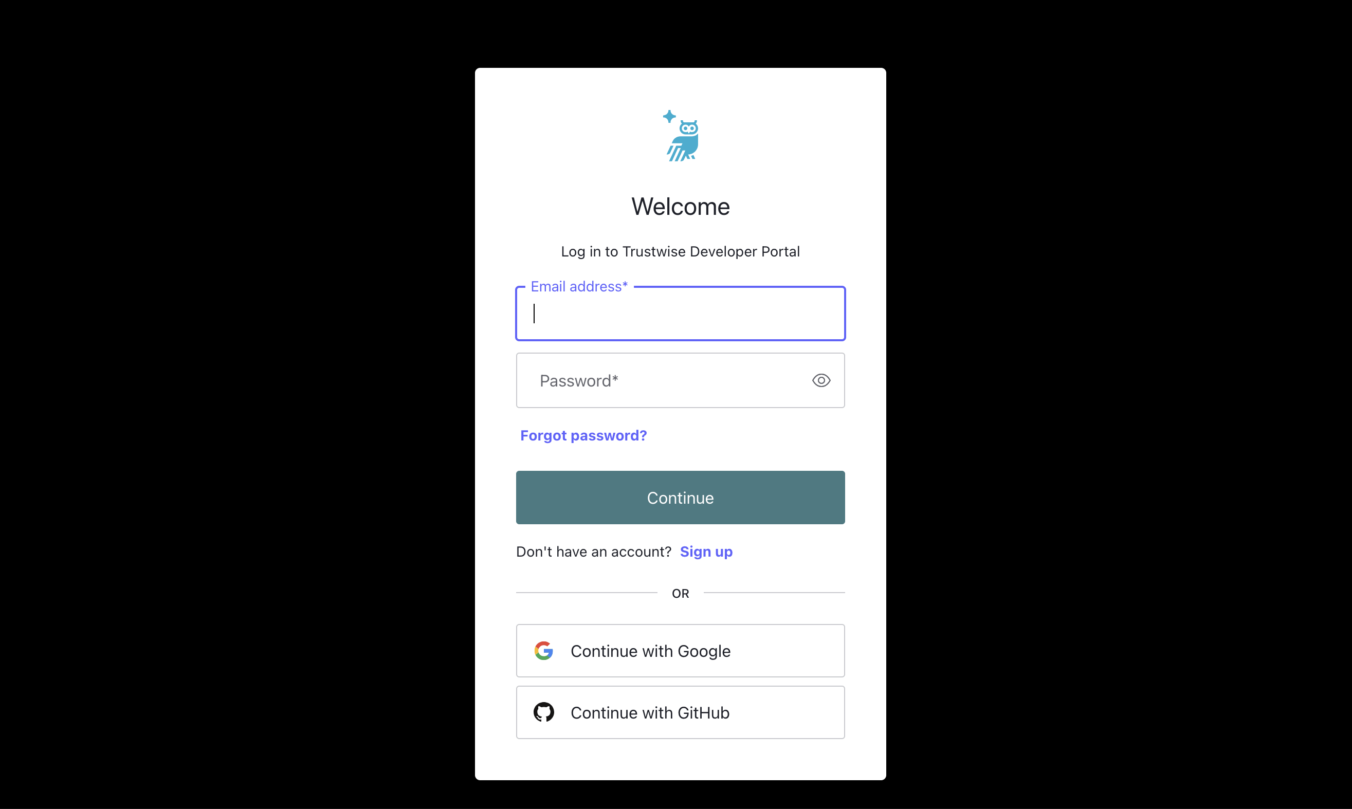 Log in
