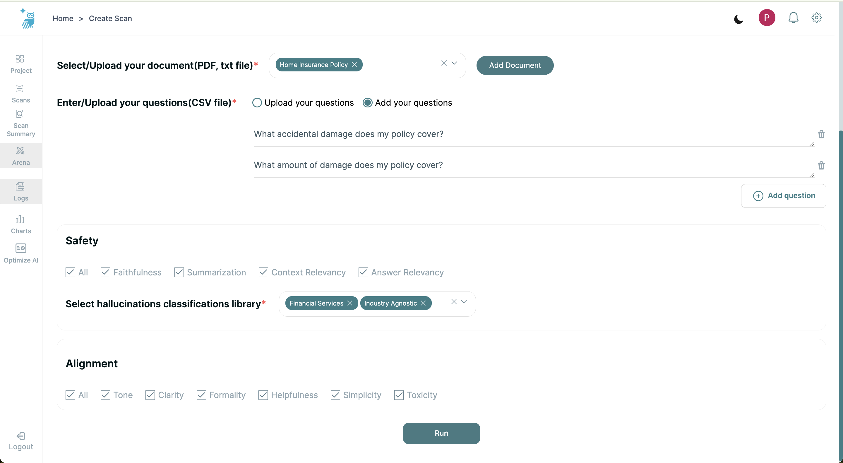Select Metrics