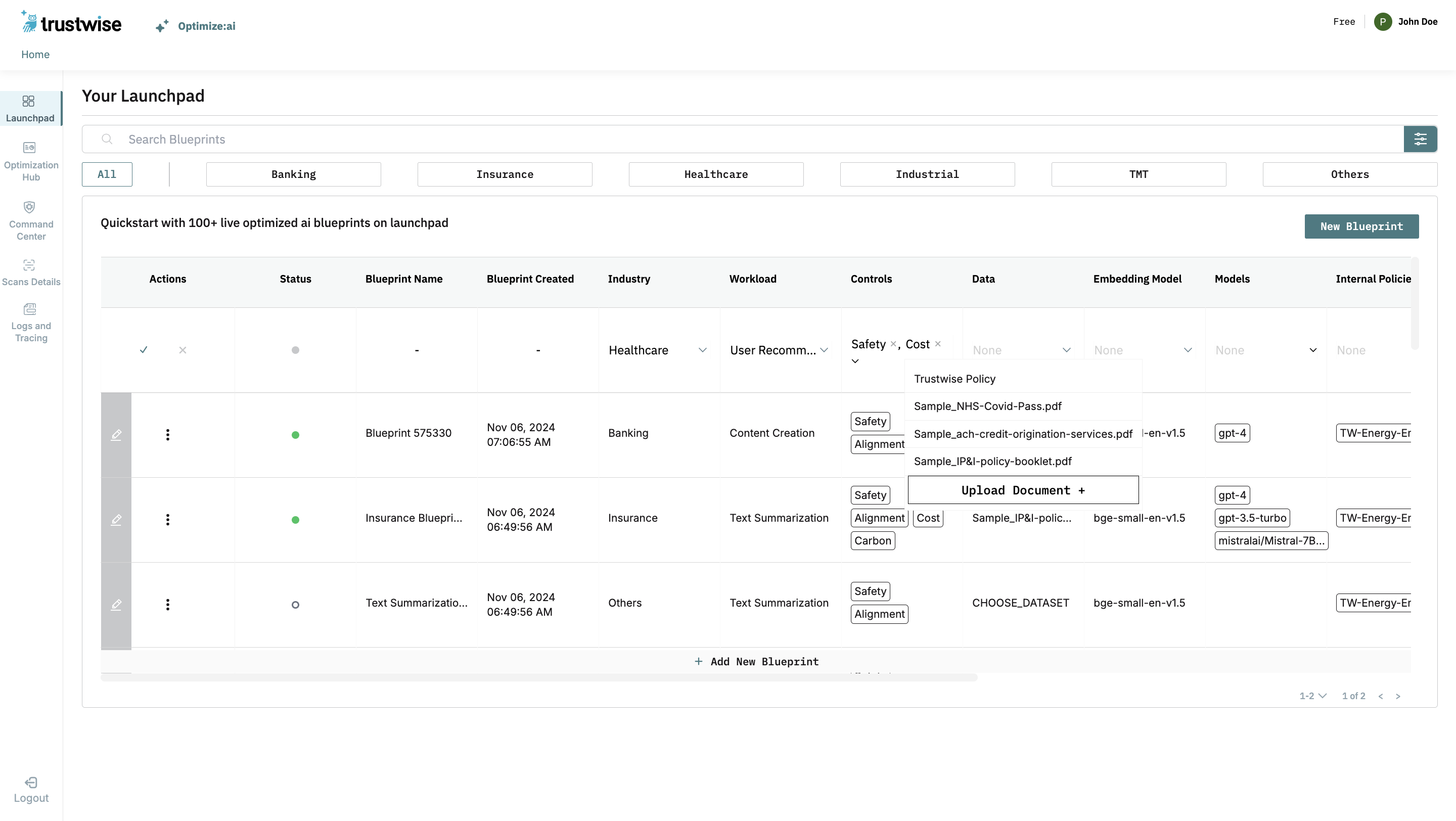 Launchpad Documents